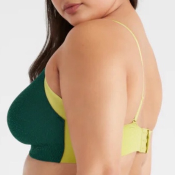 Knix Knixy Lace Wingwoman Contour Bra Sz 8 in Emerald - Picture 2 of 7